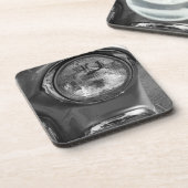 55 Chevy Koplamp Grayscale Onderzetter (Linkerzijde)