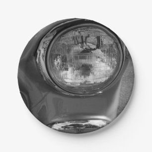 55 Chevy Koplamp Grayscale Papieren Bordje