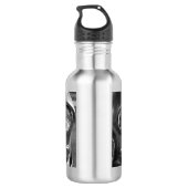 55 Chevy Koplamp Grijswaarden Waterfles Waterfles (Achterkant)