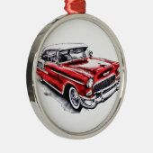 55 Chevy Metalen Ornament (Rechts)
