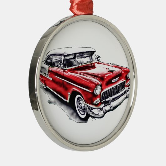 55 Chevy Metalen Ornament (Rechts)