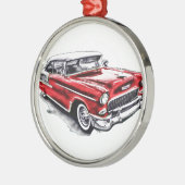 55 Chevy Metalen Ornament (Links)