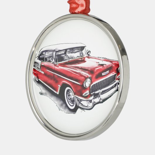 55 Chevy Metalen Ornament (Links)