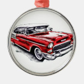 55 Chevy Metalen Ornament (Voorkant)