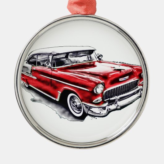 55 Chevy Metalen Ornament (Voorkant)