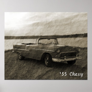 "55 Chevy Poster