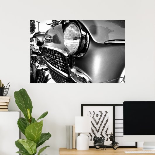 55 Chevy Poster (Thuiskantoor)