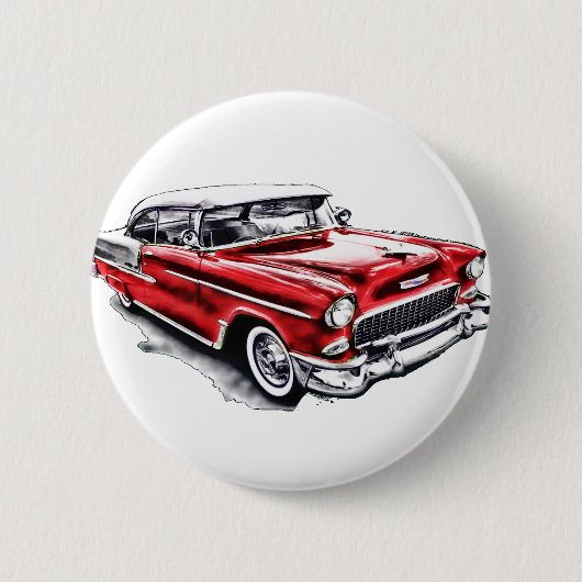 55 Chevy Ronde Button 5,7 Cm (Voorkant)