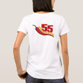 #55 Chili Shirt | Fan-Made Tifosi Gear (Achterkant)