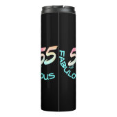 55 en de Waterverf van de Regenboog van de Fabulou Thermosbeker (Achterkant)