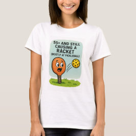 55+ en nog steeds herrie schoppen (vooral bij Pick T-shirt