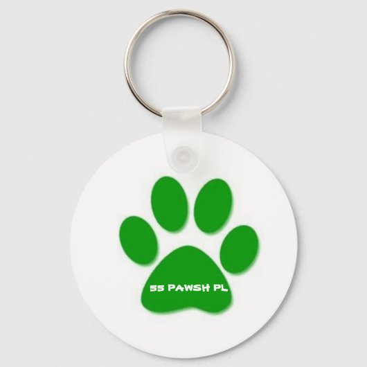 55 Hoofdketen PAWSH PL Sleutelhanger (Voorkant)