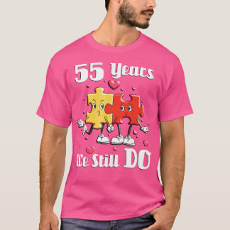 55 Jaar Doen We Nog Legpuzzel 55e Huwelijk Jub T-shirt