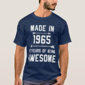 55 jaar Geweldige Mannen vrouwen met cadeau in 196 T-shirt (Voorkant)