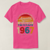 55 jaar Geweldige wijn T-shirt (Design voorkant)