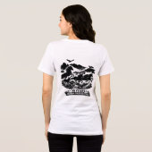 55 Jaar Lang Wild en Vrij Tri-Blend Shirt (Achterkant volledig)