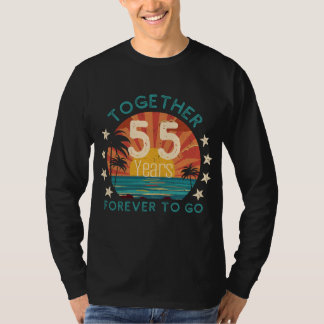 55 jaar liefde: voor altijd samen T-shirt