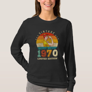 55 jaar oud 1970 Retro Geweldige 55ste verjaardags T-shirt