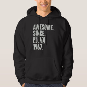 55 jaar oud 55e verjaardag Geweldige sinds juli 19 Hoodie