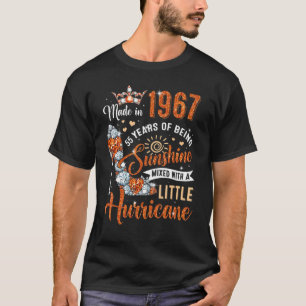 55 jaar oud gemaakt in 1967 koningin Diamond T-shirt