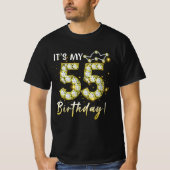 55 jaar oud Het is mijn 55e verjaardag Diamon T-shirt (Voorkant)