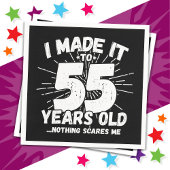 55 Jaar Oud Sarcastisch Meme Grappig 55e Verjaarda Servet