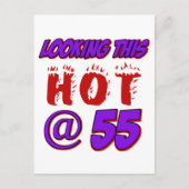 55 jaar oude design briefkaart (Voorkant)