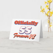 55 jaar oude design kaart (Gele Bloem)