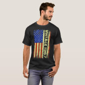 55 jaar oude geschenken  1967 Amerikaanse vlag 55t T-shirt (Voorkant volledig)