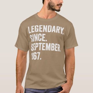 55 jaar oude legerlijster sinds september 1967 55e t-shirt