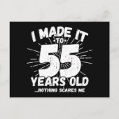 55 Jaar Oude Sarcastische Meme Leuk 55e Verjaardag Briefkaart (Voorkant)