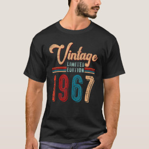 55 jaar oude Vintage 1967 55e verjaardag 2 T-shirt