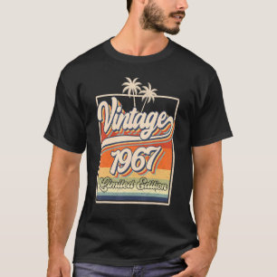 55 jaar oude Vintage 1967 55e verjaardag T-shirt