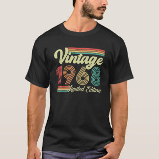 55 jaar oude Vintage 1968, geboren in 1968 55e T-shirt