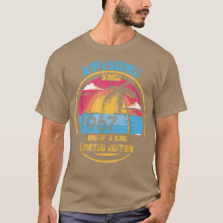 55 jaar oude Vintage Geweldige sinds 196755th Birt T-shirt