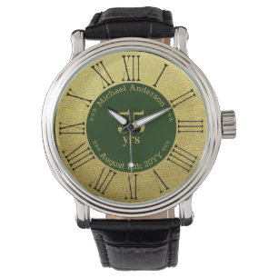 55 jaar pensionering of Jubileum op maat Horloge