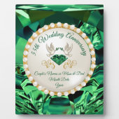 55 jaar weddenschap Jubileum cadeaus voor paren, Fotoplaat (Voorkant)