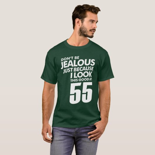 55-jarige 55e verjaardag Funny Gift T-shirt (Voorkant volledig)