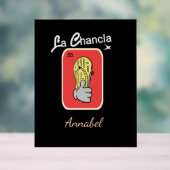 55 La Chancla Acryl Bord (Neutraal)