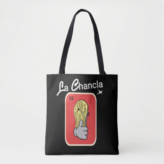 55 La Chancla Tote Bag (Voorkant)