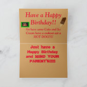 55 Nomad Station Wagon Wenskaart. Kaart (Binnen)