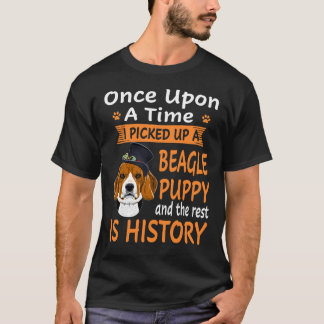 55 One Upon A Time Beagle Puppy T-shirt