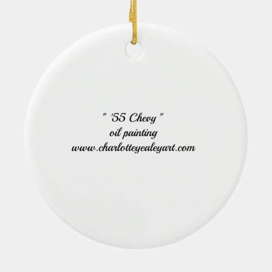 "55 Ornament voor de kunst van de Chevy Car (Achterkant)