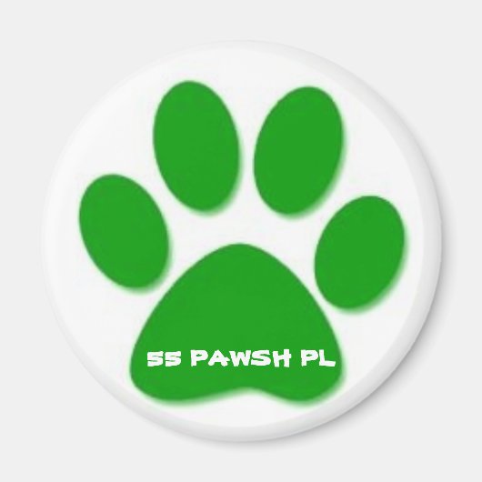 55 Pawsh plaats magneet (Voorkant)