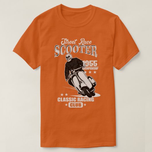 55 SCOOTER RACEN T-SHIRT (Design voorkant)