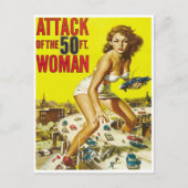 55-voet Alien-vrouwen Briefkaart (Voorkant)