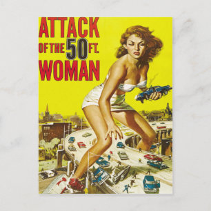 55-voet Alien-vrouwen Briefkaart