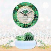 55e, 35e of 20e Emerald Jubileum Gifts Clock Grote Klok
