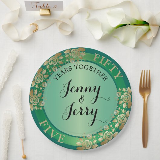 55e Bord Emerald Jubileum Paper (Huwelijk)