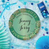 55e Bord Emerald Jubileum Paper (Feest)